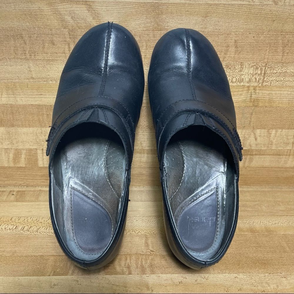 Dansko Solstice Side Button Clog Shoe Slip On 40 … - image 5